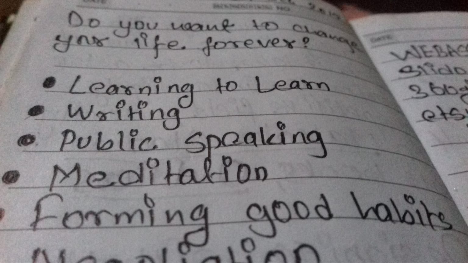 my pocket notebook where it all started ๐